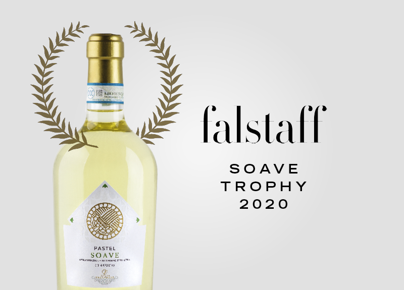 Soave Classico Dop “Pastel” 2018 awarded by Falstaff magazine