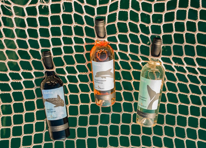 Cantina San Giorgio dedicates a line of wines to the cetaceans living in the Gulf of Taranto and donates a royalty to Jonian Dolphin Conservation